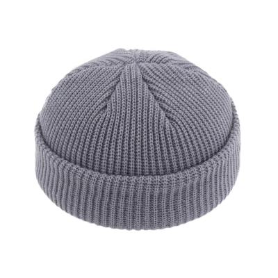 China Hip Hop JOINT Street Knitted Men Beanie Brimless Cap Hat Custom Women Acrylic Simple for sale