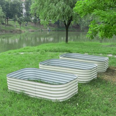 China HOT SALE Modern MODULAR METAL RAISE GARDEN BED KIT 17 FEET LARGE for sale