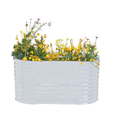 China Modern DIY Raised Garden Bed Galvanized Metal Kits for sale