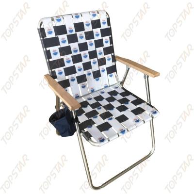 China Beach chair foldable beach chair with aluminum frame for sale