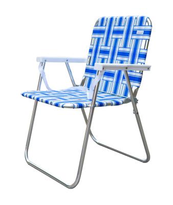 China Beach Chair Foldable Aluminum Frame Beach Chair With PP Belt Folding Outdoor Chair for sale