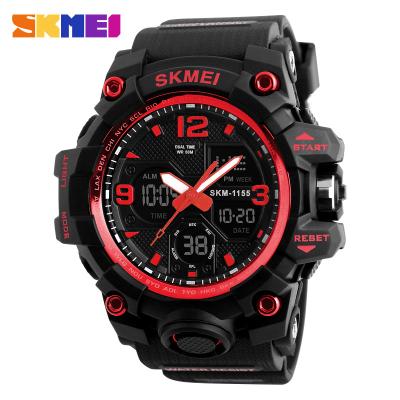 China Hot Selling Skmei 1155B Brand Wristwatch Waterproof Watch Motion Alarm Analog-Digital OEM for sale