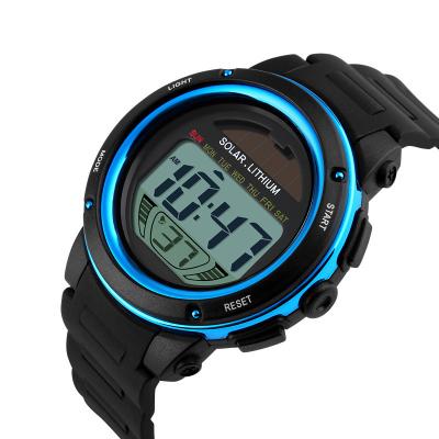 China High quality multi function watch waterproof solar watch skmei 1096 alarm sports wristwatch for sale