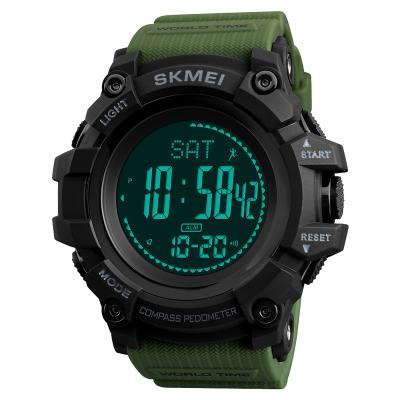 China Alarm skmei 1356 compass watch digital sports pedometer watch with calorie counter for sale