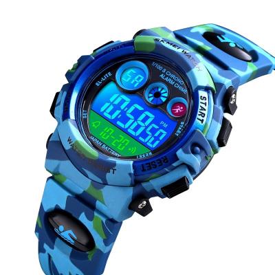 China High Fashion Alarm Display Children's Wristwatch Children's Multifunctional Analog-Digital Waterproof Led Digital Watch for sale