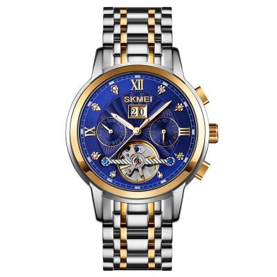 China Mov't Automatic Mechanical Stainless Steel SKMEI M029 Custom Logo 3atm Japan Waterproof Men Quartz Watches for sale