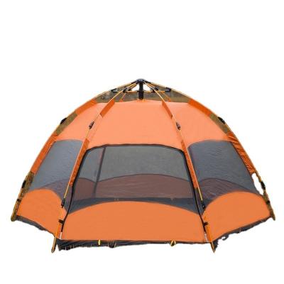 China Customized automatic quick-open 3-4 person beach tent 5-8 person automatic double-layer rainproof outdoor camping tent for sale