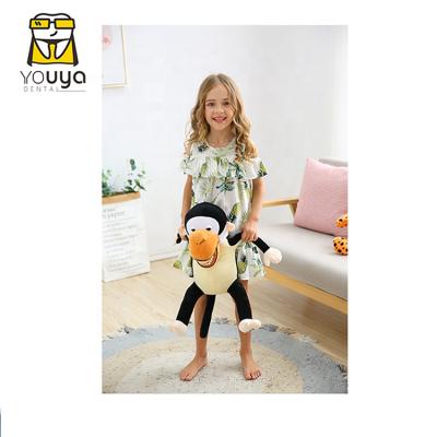 China 2019 Durable High Quality Animal Plush Toy Monkey Plush Toy Dental Puppet for sale