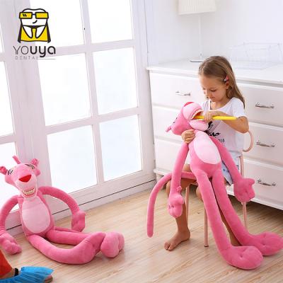 China New Style Dental Pink Panther Plush Toy Soft Toys Set For Toothbrush Teaching for sale