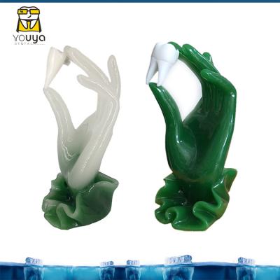 China China green green dental office sculpture, dental figures, decorative office sculpture for sale