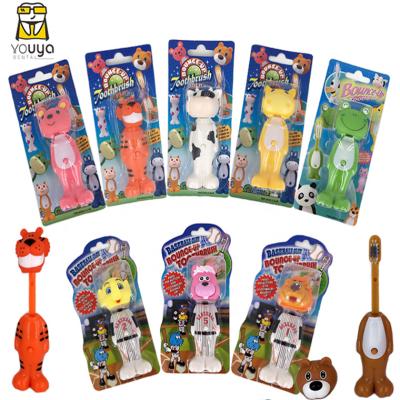 China Wholesale HOTEL Cartoon Toothbrush , Kids Personalized Soft Toothbrush for sale