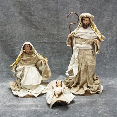 China Classic Wholesale Resin Religious Nativity Set Holy Family Statue for sale