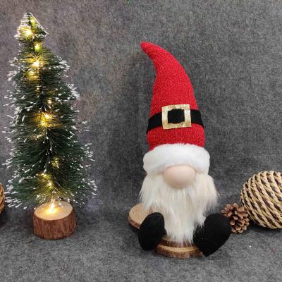 China Scandinavian Easter Day 2022 Tomte Plush Doll House Ornaments Santa Figurines Christmas Gnome Tabletop for sale