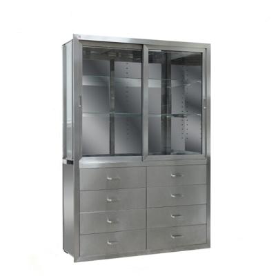 China High Quality C22 Modern Hospital Equipment Stainless Steel Cabinet Medical Instrument Cabinet for sale