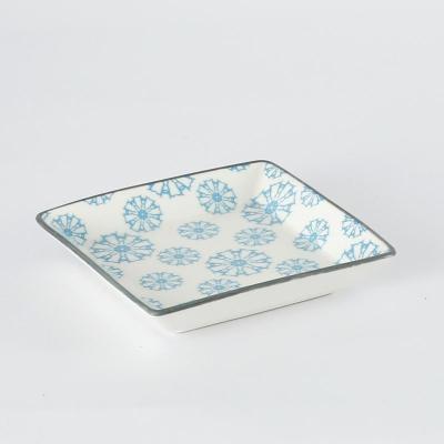 China Fancy Wholesale Custom Cheap Square Round Holder Porcelain Ceramic Jewelry Ring Dish Trays for sale