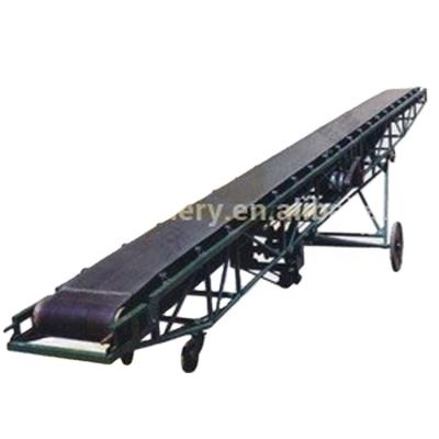 China Portable Electric Power High Efficiency Long Distance Grain Belt Conveyor for sale