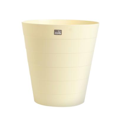 China Viable Cheap PP Material Round Shape Rubbish Bin 6L/11L Plastic Dust Bin Without Lid for sale