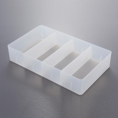 China Sustainable Clear Plastic Jewelry Box Storage Container With Dividers Plastic Box Clear for sale