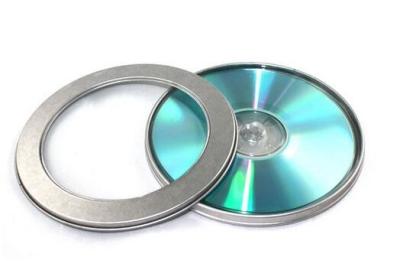 China round metal CD case with clear window for sale