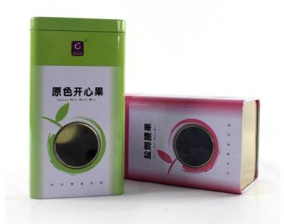 China Wholesale Pastoral Nuts Tin with Window for sale