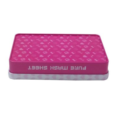 China fashion rectangle cosmetic tin for sale