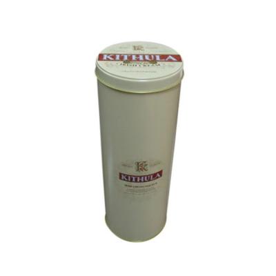 China Wholesale Premium round wine tin with step for lid for sale