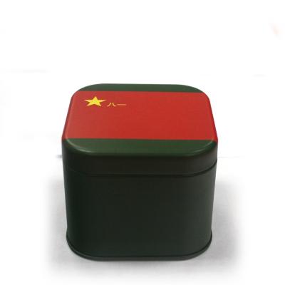 China Plain small square candle tins for sale