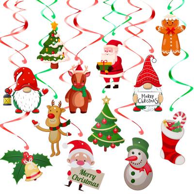 China Christmas Party Explosive Christmas Spiral Ornaments Hanging Mosquito-Repellent Incense Decoration Supplies Party for sale