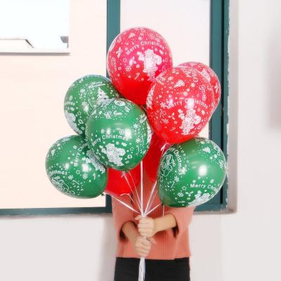 China Thick Printed Christmas Polka Dot Latex Balloon Polka Dot Balloon Wedding Birthday Party Decoration Birthday Wedding Baby Party Decoration for sale