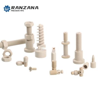 China Manufacturing Equipment Machined Turning Engineering Plastic Parts Peek / Nylon CNCs Machining Plastic Parts Services for sale