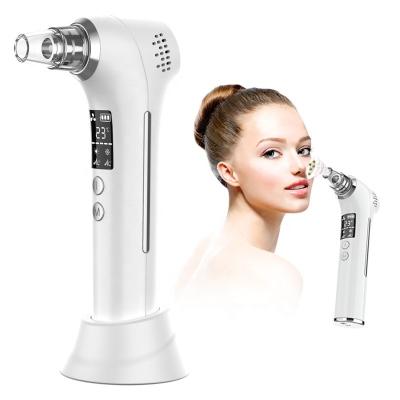 China Acne Treatment Private Label Blackhead Vacuum Remover Electric Heating Facial Remover for sale