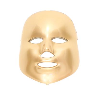 China Skin Tightening Popular Anti Aging Led Facial Mask Gold For Skin Rejuvenation for sale