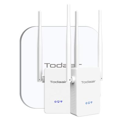 China TODAAIR Roaming Seamless Mesh Router, Replace Gigabit 2.4G&5.8G Dual Band Mesh WiFi Router 3-PACK WiFi Router Plug-in Design/Supplement for sale