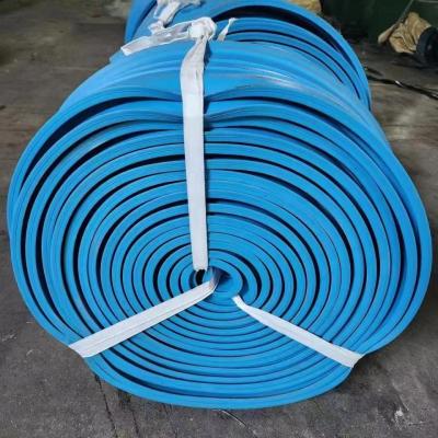 China Format Bubble PVC Waterstop Belt for Concrete Construction 230mm Width 4mm Thickness Blue for sale