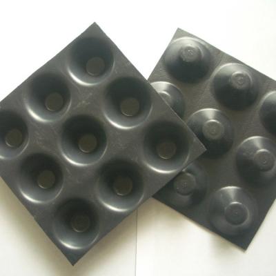 China 425/505/525/540mm Length Geocomposite Dimple Mat Drainage Board for Waterproofing for sale