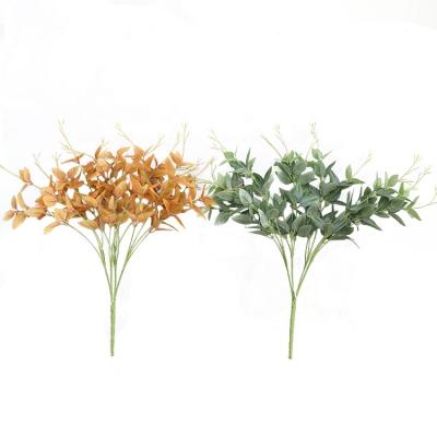 China Natural Wholesale Wall Decoration Natural Bifurcated Touch Bamboo Leaf Outdoor Wedding Artificial Flowers 16 for sale