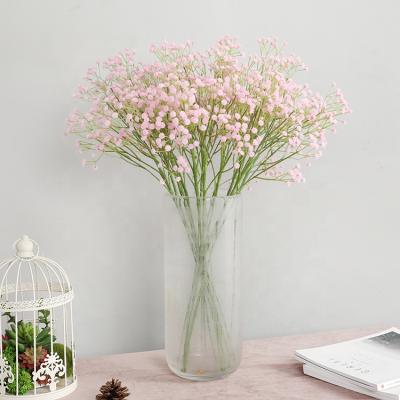 China Wholesale Natural Artificial Plastic Wedding Decoration Bouquet Flower Touch Babysbreath Single Branch for sale