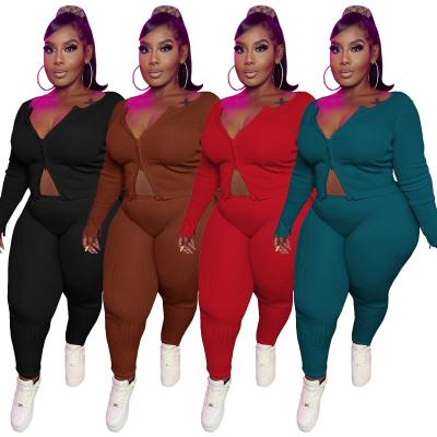 China Wholesale Viable Black Women Crop Two Way Splitter Zipper Pit Strips 2 Pieces Set Longsleeve Stealth Solid Tracksuit for sale