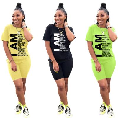 China Breathable Wholesale Hot Selling Autumn Women Clothes Fashionable Soft African Culture Young Life Lady Casual Piece Set Letter Pattern Two for sale