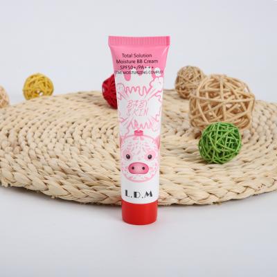 China Custom Cosmetics 5g 30g 50g 100g Moisture BB Cream Body Lotion Shampoo Pink PE Tube Packaging For Cosmetics for sale