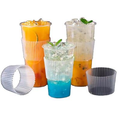 China Eco - Friendly Disposable Plastic Cup With Lid Logo U Shape PP Customized OEM Clear Wall Style Packing Top Tea Tea Dimensions Pcs Color Feature HUB for sale