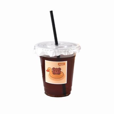 China WWL Plastik PP/PLA/PET/PC/PS/PE Wholesale Disposable Plastic Cup With Lid Custom Logo Boba Milktea Cups Bubble Tea Cup for sale