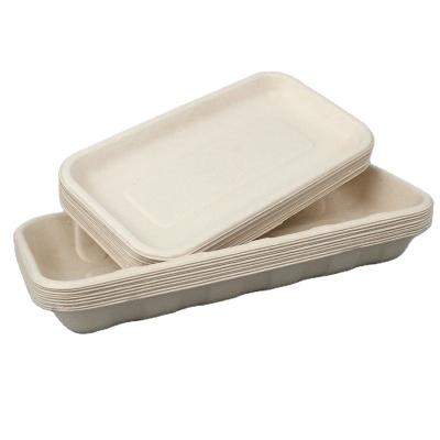 China WWL Biodegradable 9 Desechable Disposable Biodegradable Compostable Placa de Plato 10 Sugar Cane Bagasse Party Dinner Dish Dish for sale