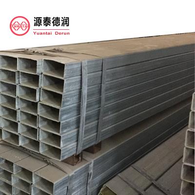 China Structure Pipe Galvanized 2 Inch Square Steel Tubing For Parking Lots Prices And Strength for sale