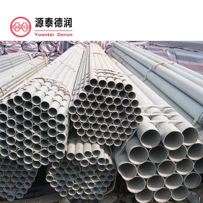 China Structure pipe 50mm scaffolding gi pipe threaded standard sizes price 6m coupling length for sale