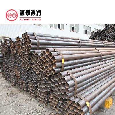 China Steel Structure Pipe Black Ms Erw Pipe For Gas Pipeline Price List for sale