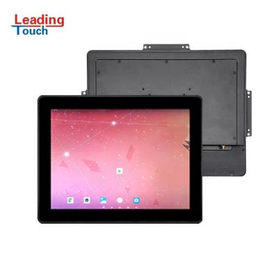 China Media Center Open Frame Recessed Capacitive Touch Screen 15inch Android Industrial Panel PC With RJ45 And RS232 Ports for sale