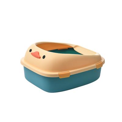 China Cat Litter Box Cat Litter Stocked Pan with Cat Litter Scoop for sale