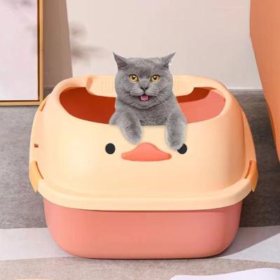 China Closed Drawer Smell Proof Anti-splatter Stored Kitty Litter Box Easy Structure To Installation And Clean for sale