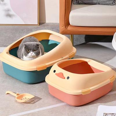 China Cat Kitty Toilet Drawer Type Anti-Splashing Stocked Cat Litter Boxes Pet Supplies Cat Litter Pan for sale